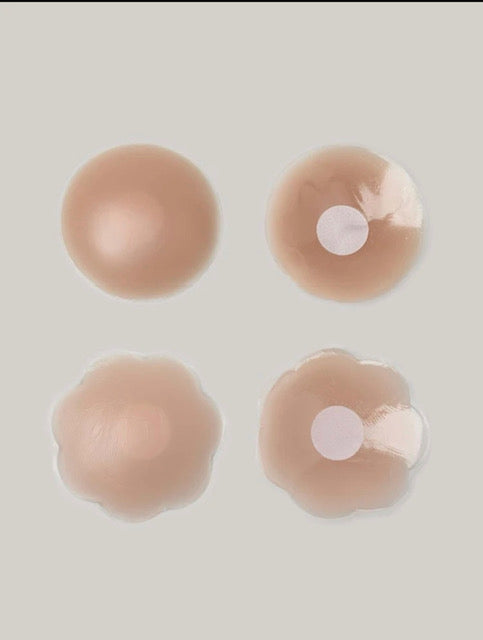 close up image , reusable nipple covers